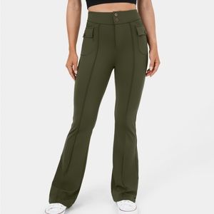 Halara High Waisted Flare Casual Cargo Pants